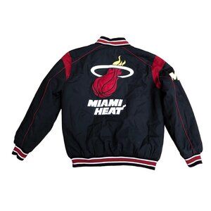 VINTAGE NBA Reversible Miami Heat Varsity Jacket Large